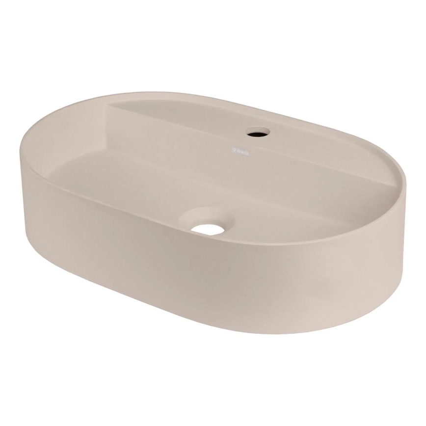 Deante CQS_5U6B - Мивка за плот с отвор за смесител SILIA 35x55 см гранит/бежов