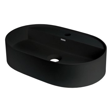 Deante CQS_NU6B - Мивка за плот с отвор за смесител SILIA 35x55 см, гранит, черна