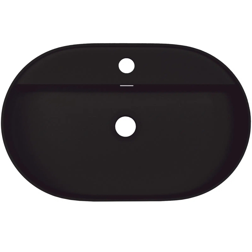 Deante CQS_NU6B - Мивка за плот с отвор за смесител SILIA 35x55 см, гранит, черна