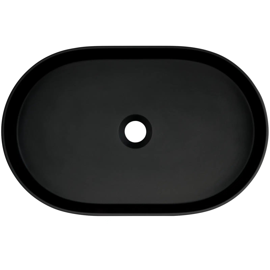 Deante CQS_NU6S - Мивка за плот SILIA 35x55 cm гранит/черен