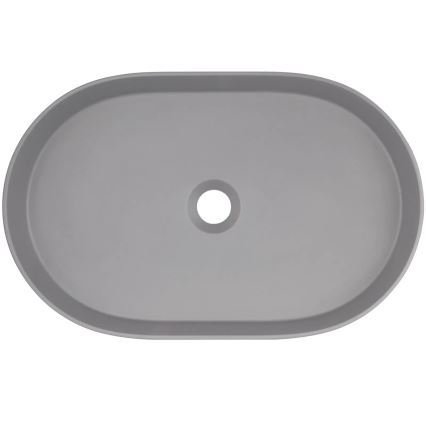 Deante CQS_SU6S - Мивка за плот SILIA 35x55 см гранит/металик сив