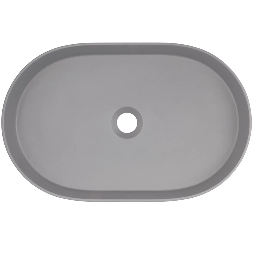 Deante CQS_SU6S - Мивка за плот SILIA 35x55 см гранит/металик сив