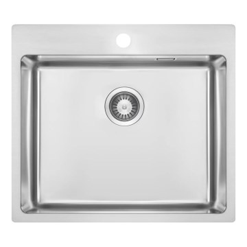 Deante ZPO_010B - Кухненска мивка OLFATO 50,5x55 см матов стомана