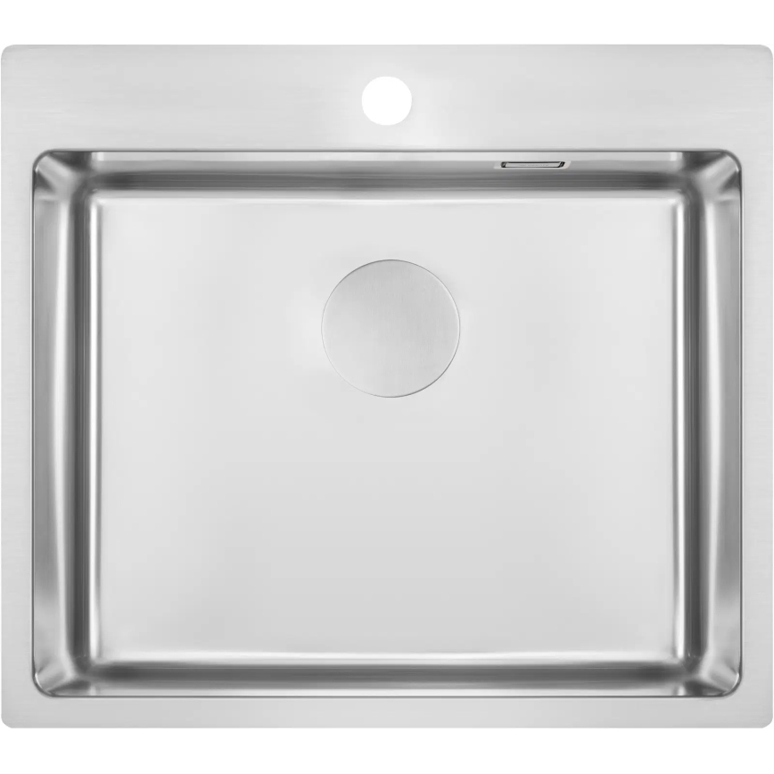 Deante ZPO_010B - Кухненска мивка OLFATO 50,5x55 см матов стомана