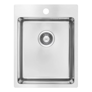 Deante ZPO_010E - Кухненска мивка OLFATO 50,5x39 см матов стомана
