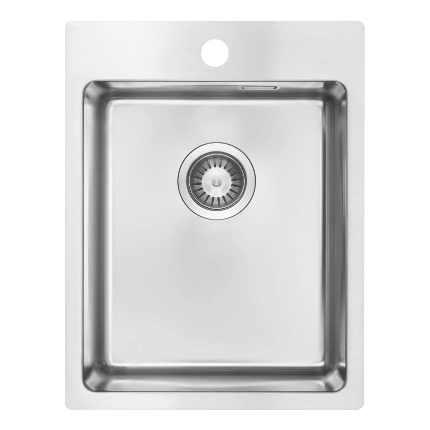 Deante ZPO_010E - Кухненска мивка OLFATO 50,5x39 см матов стомана