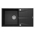 Deante ZRC_211A - Кухненска мивка CORIO 50x86 cm гранит/графит