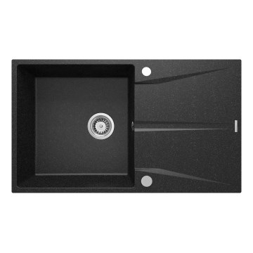 Deante ZRC_211A - Кухненска мивка CORIO 50x86 cm гранит/графит
