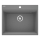 Deante ZRC_S10A - Кухненска мивка CORIO 50x60 cm гранит/металически сив
