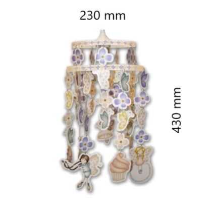 Decofun 70-114 - Детски абажур за детски полилей HEIRLOOM E27 430x230 мм