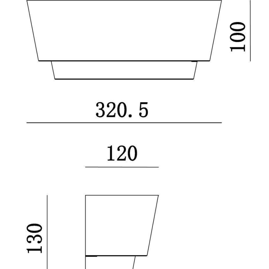 Deko-Light 341205 - Аплик TWYNNDA 1xE14/40W/230V бял