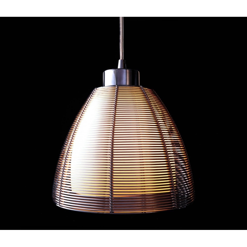 Deko-Light 342025 - Пендел FILO 1xE27/60W/230V Ø 19 см сребрист