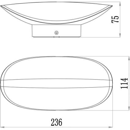 Deko-Light 731078 - LED Екстериорен аплик AVIOR LED/12,7W/230V IP54 антрацит