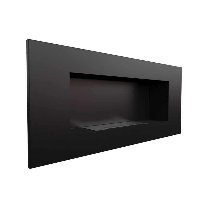 Kratki - Вграден био камина 40x90 см 2kW черен