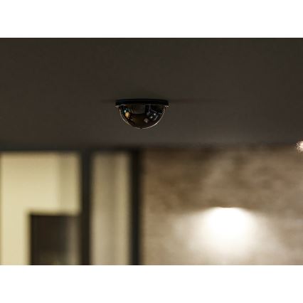 Детектор за движение и сумрак за окачен таван 360° 1200W/230V IP54 черен