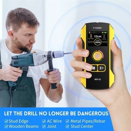 Детектор за метали, напрежение и нееднородности 300 mAh 5V
