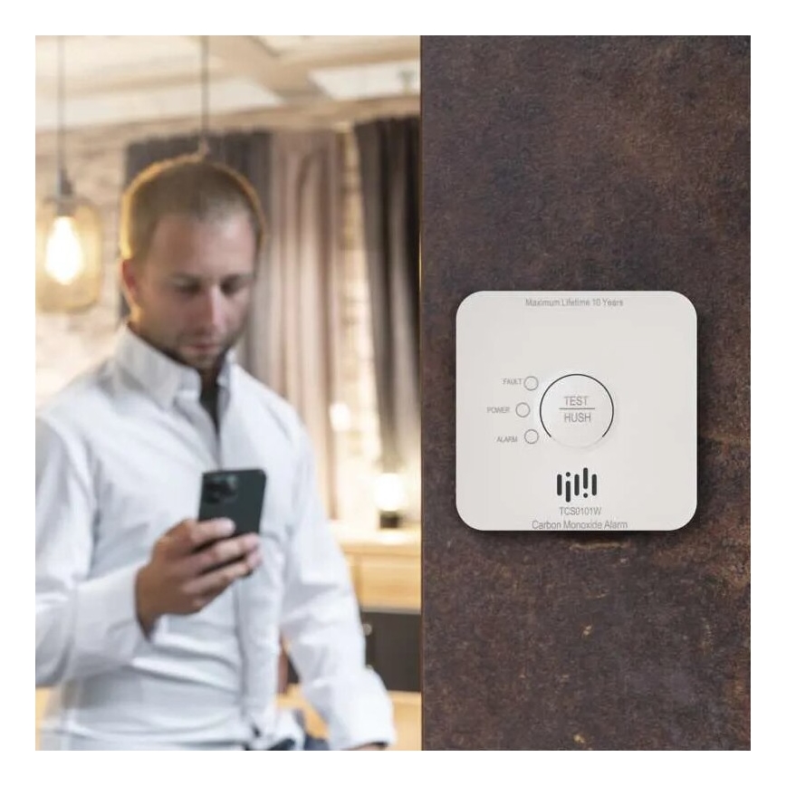 Детектор за въглероден окис GoSmart 2xAA Wi-Fi Tuya