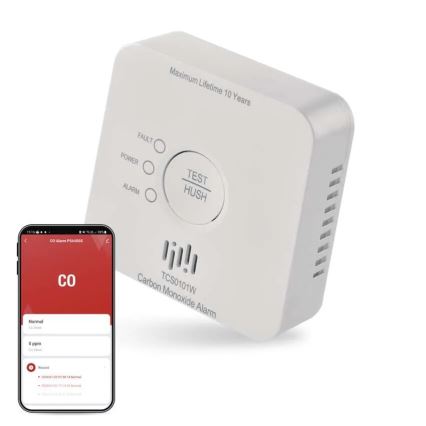 Детектор за въглероден окис GoSmart 2xAA Wi-Fi Tuya