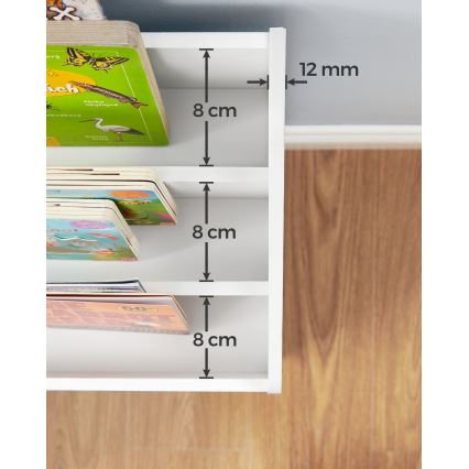 Детска библиотека с чекмедже ANET бяла