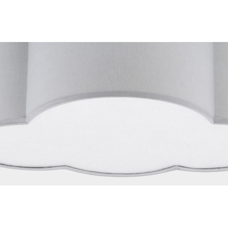Детска лампа CLOUD MINI 2xE27/15W/230V сива