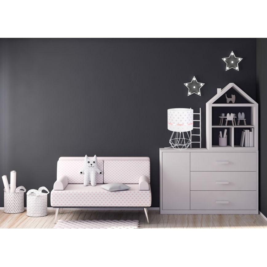 Детска лампа PIKKI 1xE27/60W/230V розова
