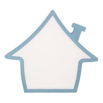 Детска настолна лампа HOUSE LED/10W/230V синя