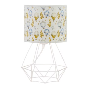 Детска настолна лампа KIDS ROOM 1xE27/60W/230V, диаметър 18 cm, дизайн с балони