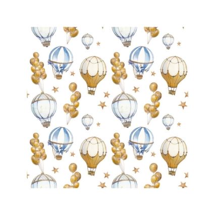 Детска настолна лампа KIDS ROOM 1xE27/60W/230V, диаметър 18 cm, дизайн с балони