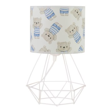 Детска настолна лампа KIDS ROOM 1xE27/60W/230V Ø 18 cm меченце