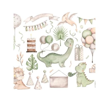 Детска настолна лампа KIDS ROOM 1xE27/60W/230V Ø 18 см динозавър