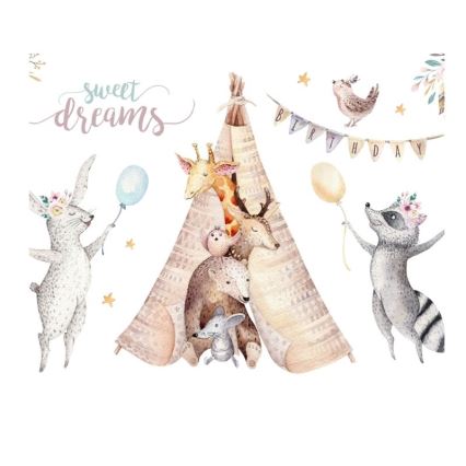 Детска настолна лампа KIDS ROOM 1xE27/60W/230V, Ø 18 см, с животински мотиви