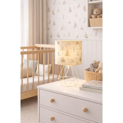 Детска настолна лампа KIDS ROOM 1xE27/60W/230V Ø 18 см с животински мотиви
