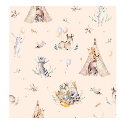 Детска настолна лампа KIDS ROOM 1xE27/60W/230V Ø 18 см с животински мотиви