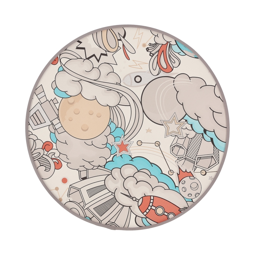 Детска плафониера KIDDY 2xE27/40W/230V бял/бежов