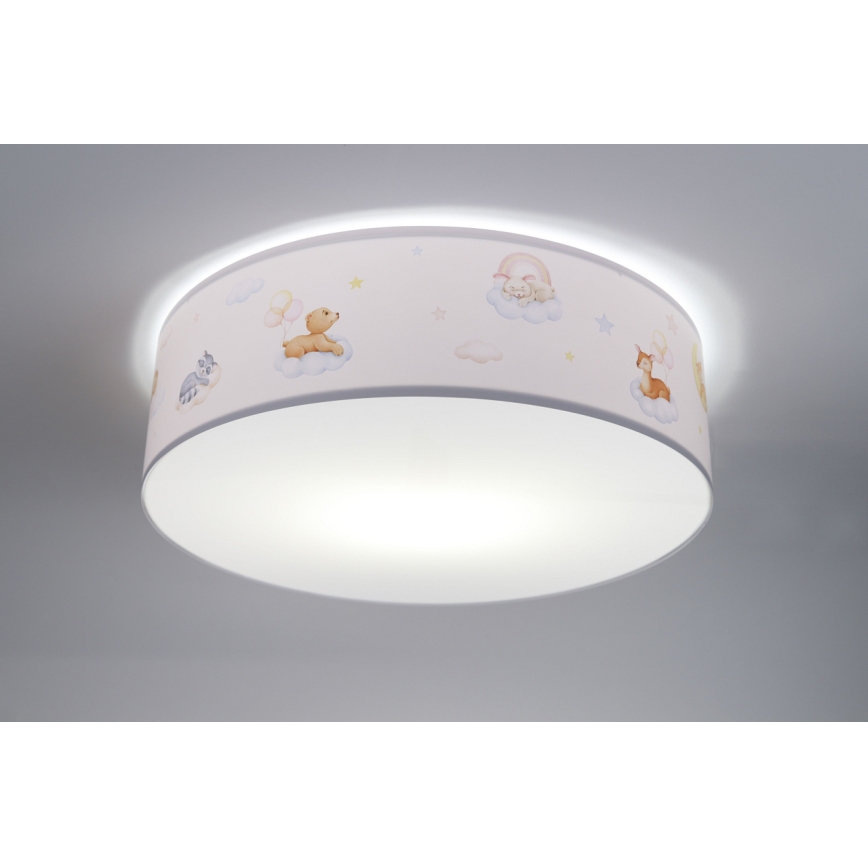 Детска плафониера SWEET DREAMS 2xE27/60W/230V Ø 40 см
