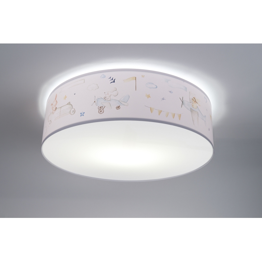 Детска плафониера SWEET DREAMS 2xE27/60W/230V Ø 40 см