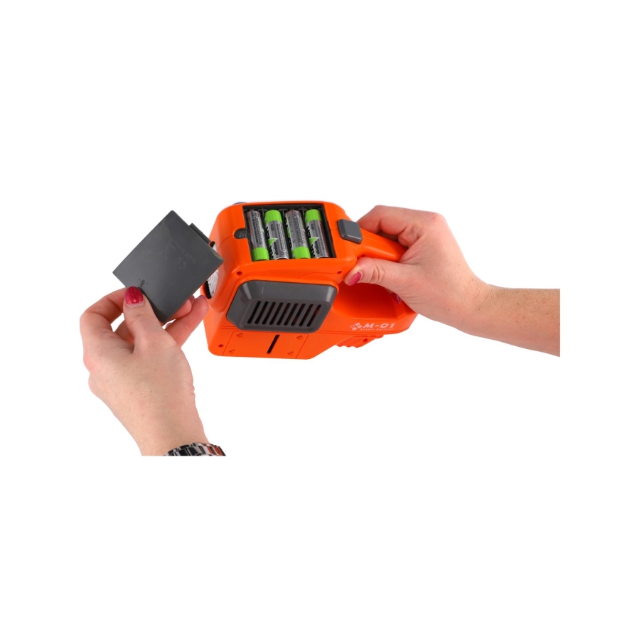 Детска косачка с функция за балончета и осветление, 4xAA