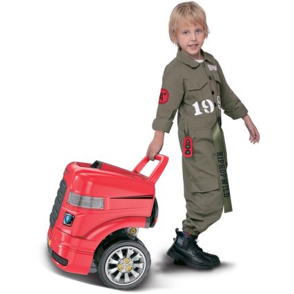 Детски автомобилен сервиз 3xAAA + 1xCR2025 червен