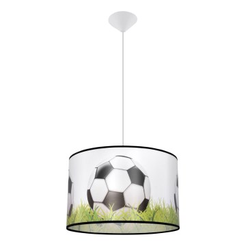 Детски пендел FOOTBALL 1xE27/15W/230V Ø 40 см футбол
