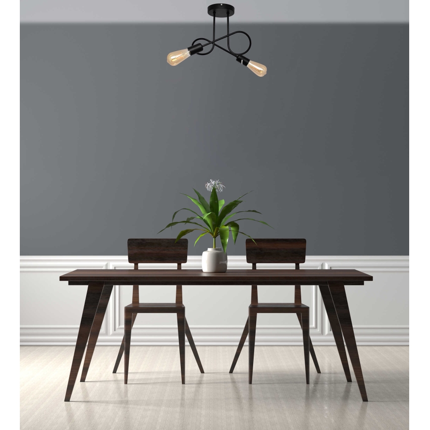 Детски плафониер OXFORD 2xE27/15W/230V
