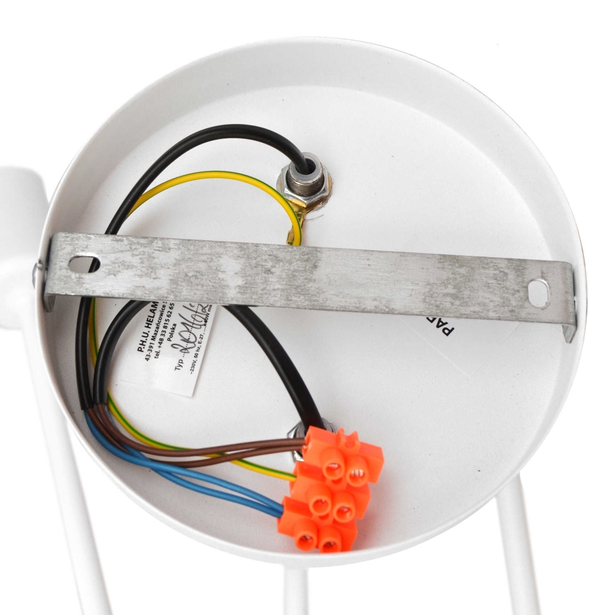 Детски плафониер OXFORD 2xE27/15W/230V бял