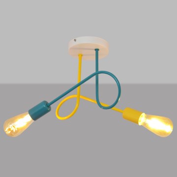 Детски плафониер OXFORD 2xE27/15W/230V