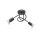 Детски плафониер OXFORD 2xE27/15W/230V сив