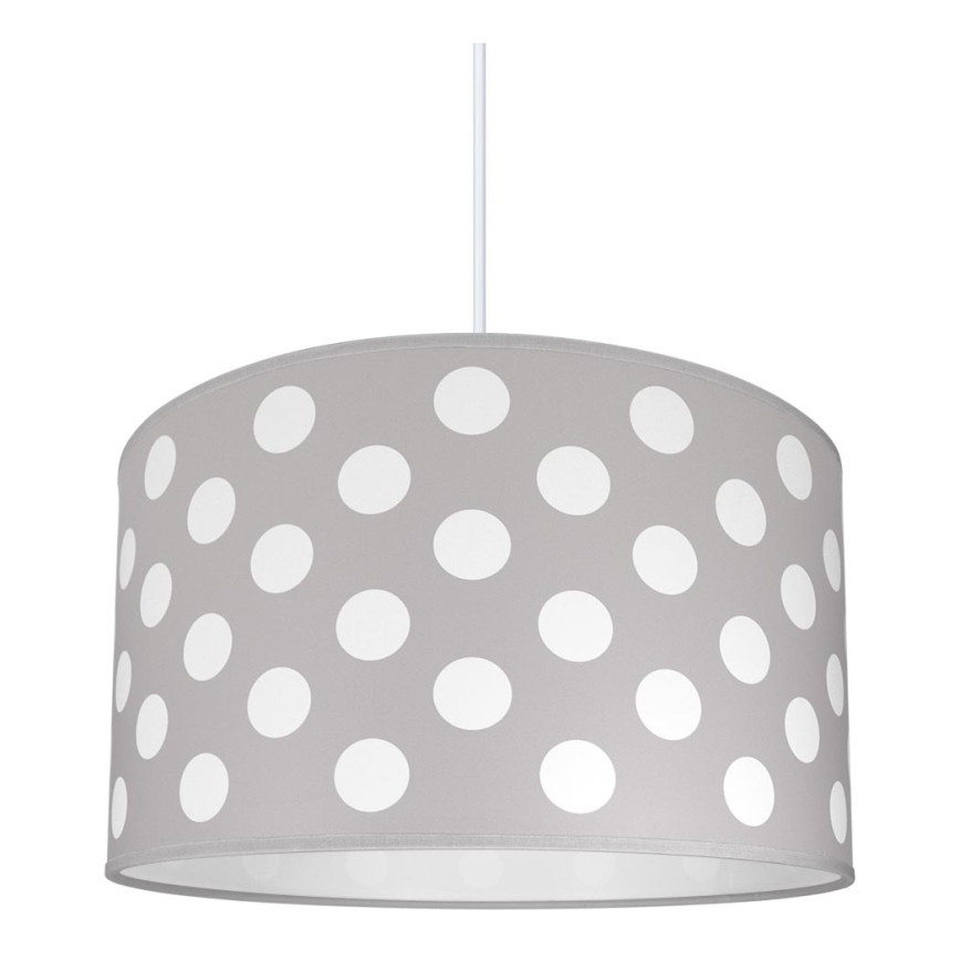 Детски полилей DOTS GREY 1xE27/60W/230V