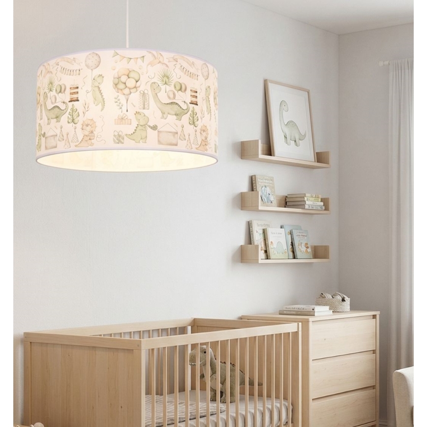 Детски полилей KIDS ROOM 1xE27/60W/230V pr. 40 cm динозавър