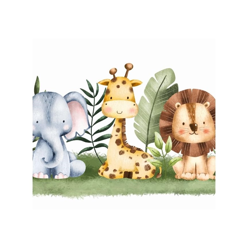 Детски полилей KIDS ROOM 1xE27/60W/230V Ø 40 см джунгла