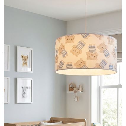 Детски полилей KIDS ROOM 1xE27/60W/230V Ø 40 см меченце