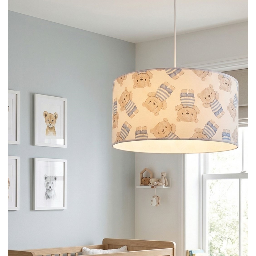 Детски полилей KIDS ROOM 1xE27/60W/230V Ø 40 см меченце