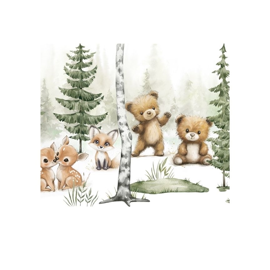 Детски полилей KIDS ROOM 1xE27/60W/230V, Ø 40 см — с животински мотив