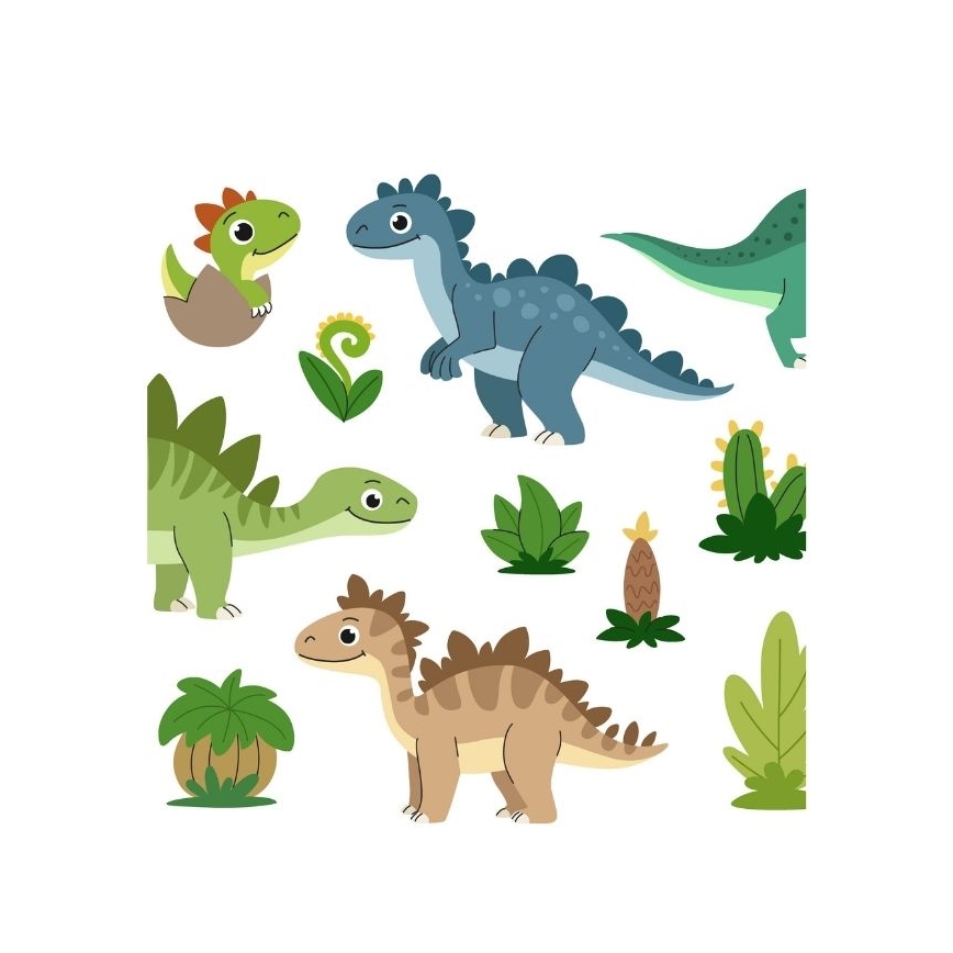 Детски полилей KIDS ROOM динозавър 1xE27/60W/230V Ø 40 см